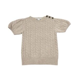 Oscar et Valentine short-sleeved cashmere sweater girls 4t
